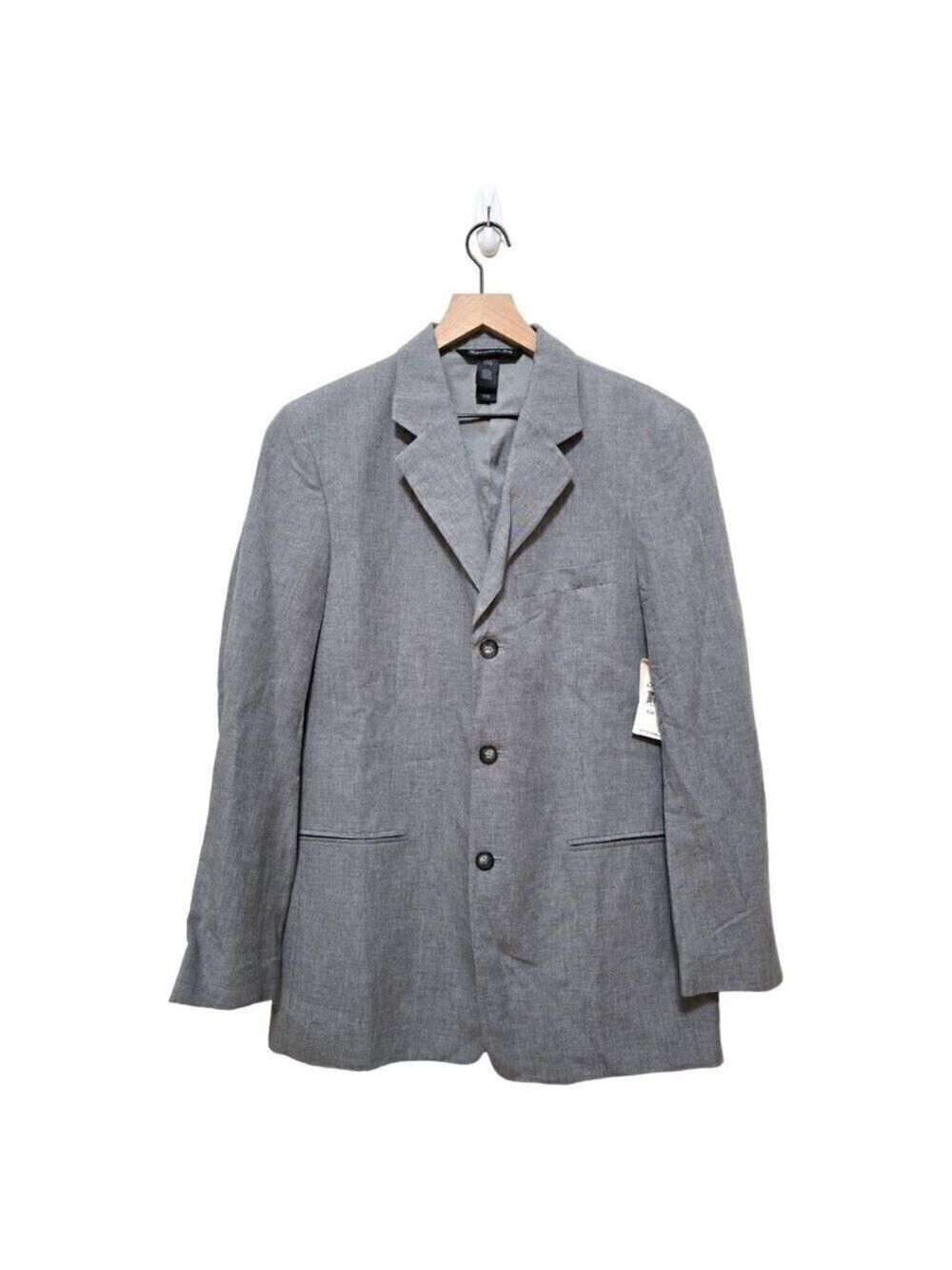 Claiborne NWT Gray Linen Blend Single Breasted Sports Coat Blazer Sz 38R